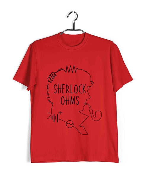 Funny Sherlock Oms Engineering Electrical Engineering Casual Graphic Printed T-Shirt for Men